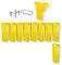 SIRL Profi Bauschuttrutsche Schuttrutsche Schuttrutschen Schuttrohr SET (10m (1x Rahmen, 1x Trichter, 9x Fallrohr))