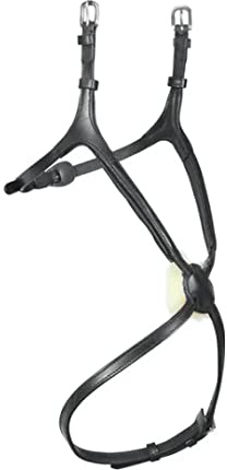 Velociti - Grackle-Nasenriemen, Leder (Pony) (Schwarz)