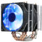 Rowiz Dual Tower 3 Pin CPU Cooler with 4 Heatpipes 3 90mm Cooling Fans with LED Light Low Noise Heatsink for Intel/AMD