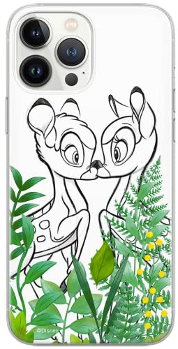 ERT GROUP Handyhülle für iPhone 13 Pro Max Original und offiziell Lizenziertes Disney Muster Bambi 009 weiß optimal an die Form des Handy angepasst, hülle aus TPU