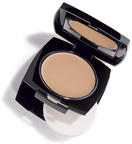 Avon True Flawless Cream To Powder Compact 3-in-1 Concealer, Foundation & Powder Light Ivory - True Blue IQ Colour Technology