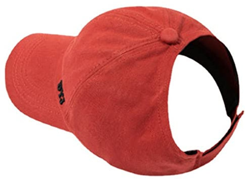 Dantazz Unisex Sonnenblende Hut Tennis Golf Laufen Visor Caps Einfarbig Sonnenhut Pferdeschwanz Baseballkappe Sonnenschutz Schirmmütze Verstellbar Outdoor Sonnenschild Sommerhut (Rot, OneSize)