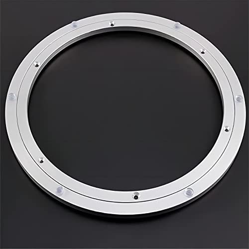 ESOYAWE Aluminiumlegierung Kugellager Drehtisch Ø 12-100 cm Lazy Susan Drehlager, Hochleistungs Stumm Runde Platte Plattenspieler, Für Restaurant, Esstisch, Kuchendekoration, TV-Monitorständer