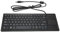Tastiera Meccanica Industriale con Touchpad, Tastiera Ergonomica USB Multimediale Cablata, Mini Tastiera Industriale con Funzione HUB per Computer Portatile
