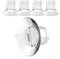 Inserto de Brida 13mm(4 unidades),compatible con KISSBOBO 1508/1508Pro/1306PLUS,Accesorios originales de repuesto para sacaleches electricos (13mm 4pcs)