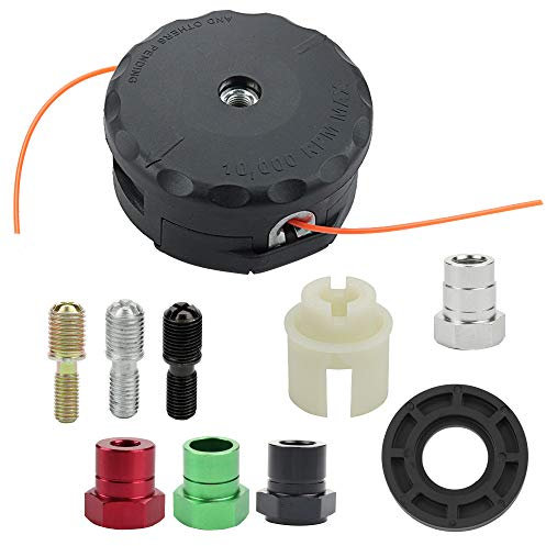 Ewillownm Compatible avec 99944200907 Tête de débroussailleuse universelle de 9,5 cm pour Echo Speed Feed 400 Shindaiwa Homelite RedMax Weed Eater