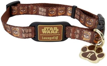 Loungefly Pets Star Wars Ewok Hundehalsband, Größe L, Braun