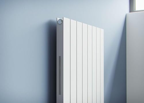 Ximax Raumheizkörper P1 Duplex Slimline Deluxe Mittenanschluss Weiß RAL 9003 - mit vertikalen Paneelprofilen überzeugt durch schmaler Tiefe und seitlichen Abdeckungen (1800 mm x 445 mm)