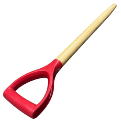 [FIXINGS DIRECT] Universal Garden Spade D Handle Replacement Wooden Spade/Fork Handle Shaft
