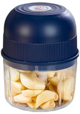 Picadora de ajos eléctrica - picadora de verduras, triturador de ajos inalámbrico | Prensa eléctrica de ajo tipo C, procesador de alimentos con carga, licuadora procesadora de alimentos, herramie