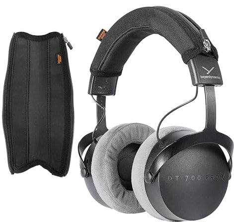 Desing Wish DT 1990 Pro Cuffia Fascia Copricapo Compatibile con Beyerdynamic DT 1990 Pro/DT 1770 Pro/DT 900 Pro X/MMX 200 Cuffie Fascia Copricapo Protettore Cuscinetto Ricambio Cuscinetto Cuffie