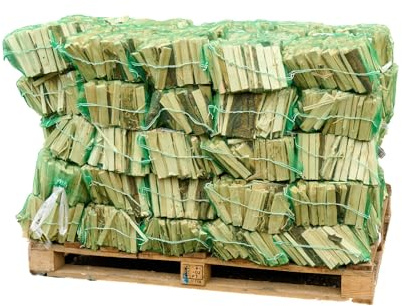 Half Pallet of (70) Maxchips Kindling Nets. Delivery Included.