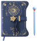 Lock Journal with Pen B6, Vintage Diary with Lock and Key, PU Leather Notebook, 180/360 Pages, Heart Shaped Lock for Women Girls Kids (Navy Blue)