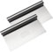 2 Pièces Coupe Pate Boulangerie, 22 *12cm Grattoir en Acier Inoxydable, Spatule Inox Cuisine, Spatule pour Pâte, Grattoir a Pâte avec Poignée, Spatule Lissage Gateau pour Couper Pâte, Pizzas, Biscuits