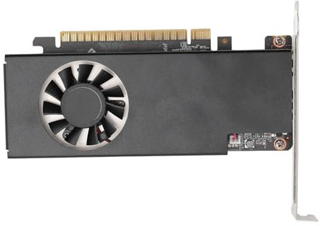 Bewinner Schede Grafiche per Computer - Scheda Grafica, Scheda Grafica 4GB GDDR5 a 128 Bit con Ventola di Raffreddamento, Schede Grafiche Video per PC da Gioco ITX, Uscita HDMI DVI