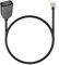 SYGGDERS USB Female to Rj9 4p4c 4-Pin Male Adapter, Suitable for Multiple Voip Telephone Cables, with 30cm Round Black Cable (RJ9 to USB 30cm)