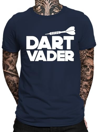Dart Vader - Darts Dartspieler Herren T-Shirt