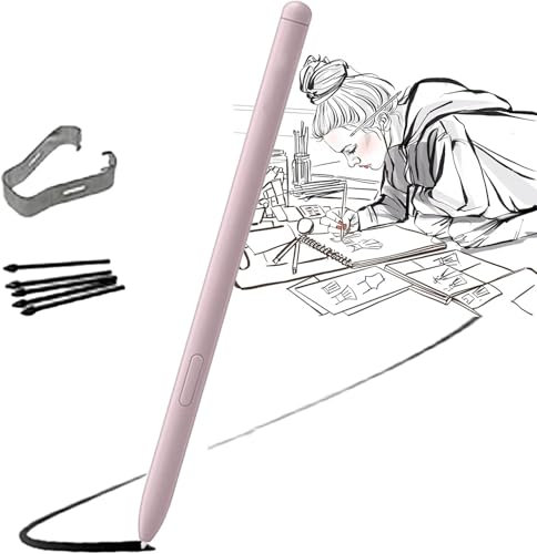Peixiong Galaxy Tab S6 Lite S Pen Ricambio per Samsung Galaxy Tab S6 Lite (EJ-PP610) Stylus Touch Penna Con Punte/Pennini,Rosa