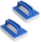 2 Stück Pool Schwamm Bürsten, Pool Randreiniger, Blau Mit Griff Schwimmbadbürste, Poolreinigung Schwamm, Handschrubber, Pool Reinigungsbürste für Spa, Algenbürste Geeignet zum Reinigen von Schmutz
