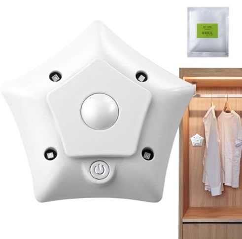 Renchey Intelligente UV-Lampe Für Toilette - Wiederaufladbare Badezimmer UV Lampe Mit Klebefläche - Multifunktionale Klebefähige Nachtbeleuchtung & Reinigungszubehör Für Toilettensitz Schrank