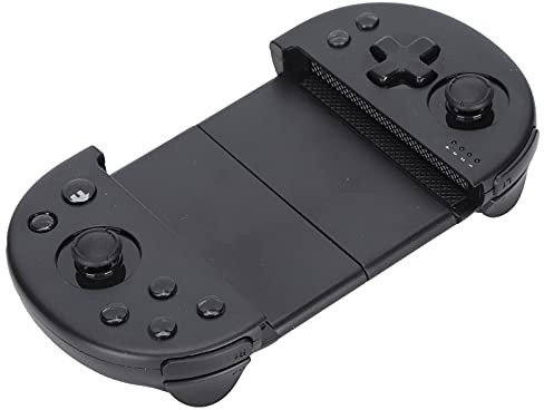 Bewinner Kabelloses Bluetooth-Gamepad, Dehnbarer Mobiler Game-Controller für – 400-mAh-, 15 Stunden Spielzeit, Burst, Faltbarer Telefonhalter für 3,5–6,5-Zoll-Telefone