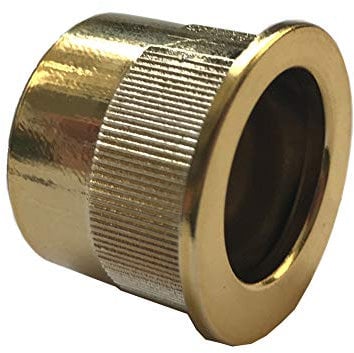 Universal Hardware Small Finger Pull Sliding Handles Reccessed Flush Fitting Pocket Insert Sliding Doors (Polished Brass)