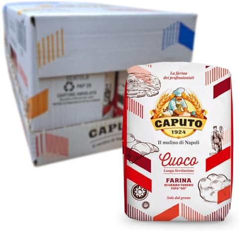 Caputo Harina de Trigo Blando Tipo 00 Cook 1 kg (paquete de 10)