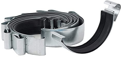 10Stk. Dachrinnenverbinder f. Dachrinne verzinkt Größe 6-tlg/333 NW33