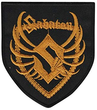 Sabaton Gold Power Metal Band Aufnäher Besticktes Patch zum Aufbügeln Applique