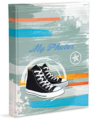 Mareli Album fotografico 23X30cm con 30 fogli (60 pagine) bianche con velina e copertina in Copertina con rifinitura laminata opaca, Young