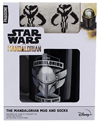 The Mandalorian Paladone PP8556MAN Mug et chaussettes Multicolore