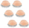 Ericotry 3 pares de párpados de repuesto con pestañas para cabeza de maniquí de goma de silicona extraíble para entrenamiento de pestañas, práctica de maquillaje, extensión