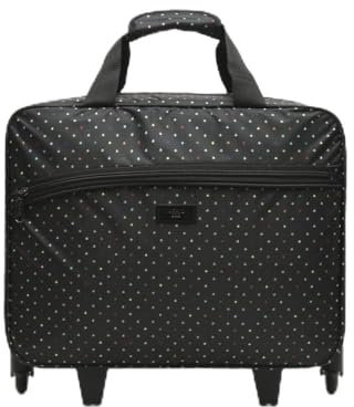 MISAKO Estri maletín con ruedas estampado Mujer - Estri Negro 39 X 44 X 15 cm