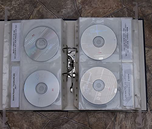 Larcona CD/DVD Hanging Pocket - Pack of 5