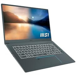 MSI Prestige 15 15.6 FHD Ultra Thin and Light Professional Laptop Intel Core i7-1185G7 GTX1650 MAX-Q 16GB DDR4 512GB NVMe SSD Win10 - Gray (A11SC-034), Prestige15A034, Carbon Gray