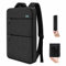 ZINZ Zaino sottile ed espandibile per computer portatile 15 15,6 16 pollici, resistente alle fuoriuscite, per la maggior parte dei MacBook da 14 a 16 pollici, per computer Dell HP, Lenovo, Asus,