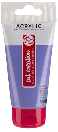 Talens Art Creation Acrylfarbe Tube 75 ml - Ultramarin Violett hell 519 - Opak mit ausgezeichneter Lichtechtheit