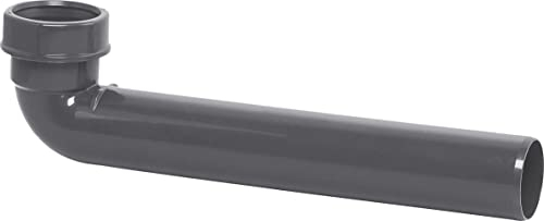 Cornat Rezyklat Winkel-Anschlussrohr - 90° Abzweig - 250 mm - Hergestellt aus recycelten Kunststoffen - Made in Germany Qualität / T355304R