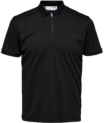 Selected Homme Male Polo Shirt Zipper