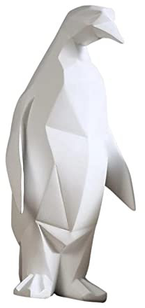 Ronyme Pinguin Skulptur, Figur Zum Sammeln, Basteln, Dekoratives Ornament Aus Kunstharz, Tierstatue für Einweihungsparty, Tischplatte, Bar, Schlafzimmer, Bür, Gross