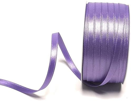 s.dekoda Satinband 50m x 6mm Flieder Schleifenband Dekoband Satin