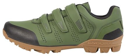 Endura Herren Hummvee XC Fahrradschuhe | Trail, Cross Country oder Schotter | Strapazierfähig | Leicht Radschuhe, Grün, 40