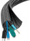 shinfly Guaina Nascondi Cavi 13mm-10m, Copricavo Elettrico Autoavvolgente Tagliabile ed Espandibile, Raccogli Cavi per Scrivania, TV, Computer, Ufficio, Casa, Auto - Nero
