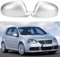 1 Paar Spiegelabdeckungen Ersatz für VW Golf MK5 Mk6 Plus/EOS/Jetta MK5/Passat B5.5 B6/Sharan, Auto Spiegelkappen Außenspiegel Außenspiegelkappe Rückspiegelkappe Ersatz für Skoda Superb B5 (Silber)
