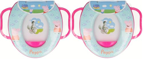 Stor Adaptador De Wc Con Asas |Peppa Pig (Paquete de 2)