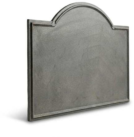 Lunaway – Placa Decorativa Deco de Hierro Fundido para Revestimiento de Chimenea | Grosor 1 cm (60 x 60 cm)