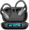 Wireless Earbuds Bluetooth 5.3 Headphones, Multi-function Charging Case 130H Playtime Wireless Charging Earphones HiFi Stereo Sound, IPX7 Waterproof, Soft Earhook, Noise Cancelling Sport Headphones