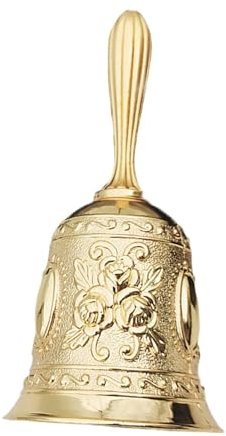 JISADER Handglocke, Glocke, Laute Glocke, Vintage-Glocke, antike Handglocke, Stil D