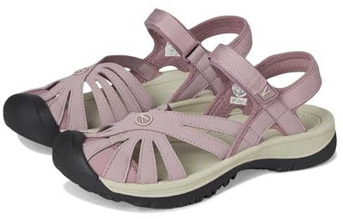 KEEN Women's Rose Casual Closed Toe Sandals, Fliegenpilz, 38 EU