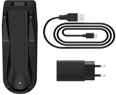 Ladestation Ladekabel Kompatibel mit Manscaped The Lawn Mower 5.0 Ultra Intimrasierer Body Groomer Men Hair Trimmer Ersatzstromadapter Ladeständer USB-C Kabel